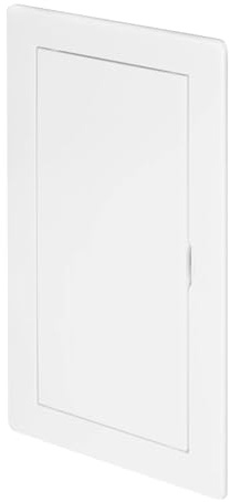 Awenta 150 x 250 mm plaståtkomstpaneldörr – vit öppningsklaffskyddsplatta – inspektionslucka – dörrlås – dolt gångjärn – avtagbar dörr – målningsbar slät yta (15 x 25 cm)