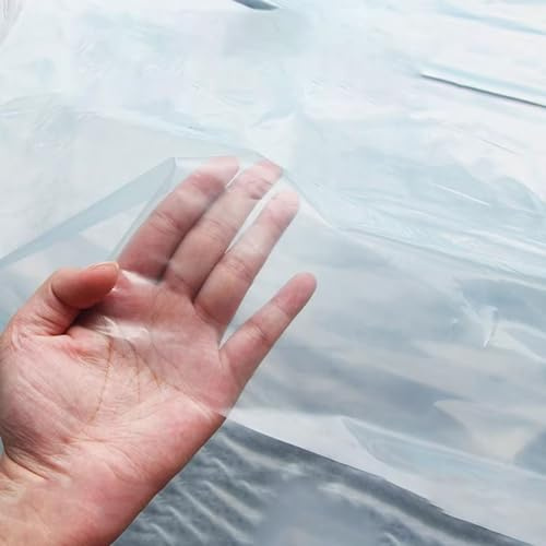 DRemdo Greenhouse Plastic Sheeting, 6 mil Greenhouse Film Sheeting Cover, 6 mil Thickness Covering Plastic, UV Resistant(25'x70')