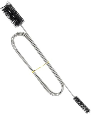 Déboucheur Canalisation, MYLERCT Pipe Brosse de Nettoyage, 2m Déboucheur Canalisation Professionnel, Utilisable des Deux Côtés, Adapté a Tous Types de Canalisations et D'Égouts