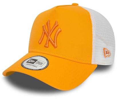 New Era Cappellino da camionista regolabile New York Yankees Papaya, taglia unica, arancione