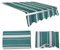 Tessuto tenda da sole per esterno ricambio tenda tessuto da sole per esterno tenda da sole per esterno a caduta Sostituzione telo tenda rigata Tessuto Oxford in PVC Adatto per cortili,portici e finest