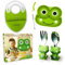 Mil Detalles Vajilla Bebe Silicona Con Baberos Bebe Impermeables, Vaso Aprendizaje Bebe, Plato Bebe Ventosa, Cubiertos Bebe Y Pajita 6 Piezas - Cuchara Bebe Aprendizaje - Babero Silicona Bebe