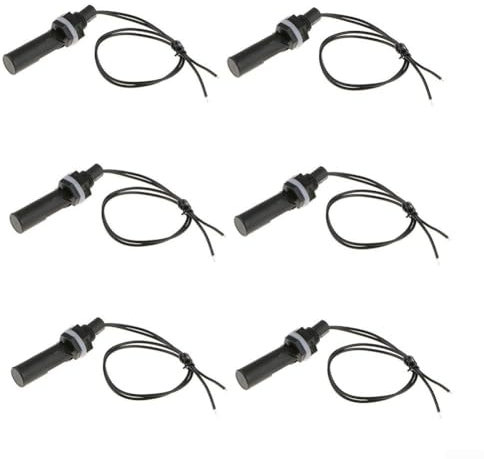 Lot de 6 interrupteurs à flotteur pour réservoirs, pompes et systèmes aquaponiques
