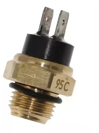 Sensore temperatura motore M16 65/75/80/90/95 ° Sensore temperatura acqua in rame Interruttore termostato ventola liquido di raffreddamento radiatore(95)