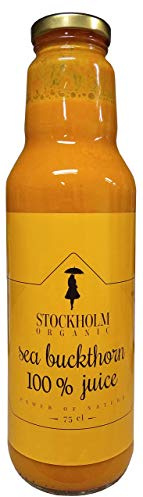 100% Organic Sea Buckthorn juice with no additives, 750 ml