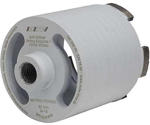 Diamant Dosensenker Typ Matrix Power Ø 82 mm inklusive Staubabsaugung mit verschiedenen Aufnahmen