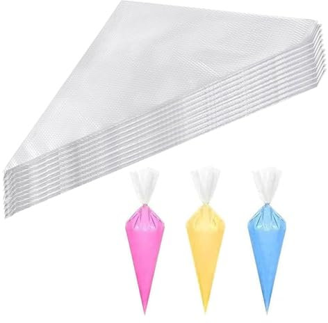 XMBYGEY Spritzbeutel Einweg,100 Stück Spritzbeutel Einweg,30×20cm groß Spitzbeutel Profi Einweg Spritzbeutel,Konditor Spritzbeutel Spritztüten einweg Piping Bag.