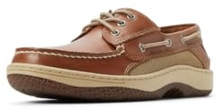 Sperry Men's Billfish 3-Eye Leather Boat Shoe, Cognac, 13