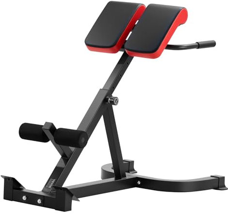 VEVOR römischer Stuhl Hyperextensionsbank 136 kg belastbare verstellbare Extensionsmaschine, Multifunktions-Trainingsgerät für Bauchmuskeltraining, Fitness-Hantelbank für das Heim-Fitnessstudio