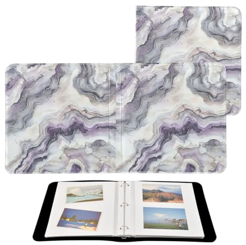 JUMBEAR Álbum de fotos grande autoadhesivo con 20 páginas, álbum de recortes para boda, familia, bebé, vacaciones, hermosa textura de mármol