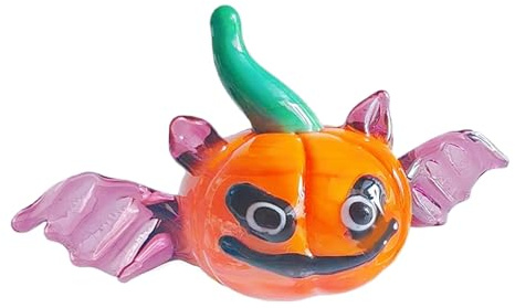 Genérico Decoración de Halloween de de Color, Escultura de Calabaza fantasmal de Lobo, Regalo Ornamental para hogar, Escultura de Lobo única