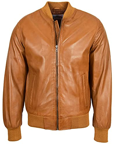 Veste bombardier en cuir véritable pour homme MA-1 style universitaire Ryan, peau, 3XL