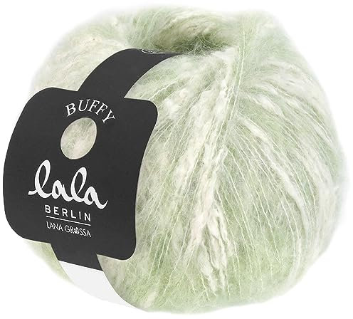 Lana Grossa Buffy (Lala Berlin) 04 - Pastellgrün/Rohweiß