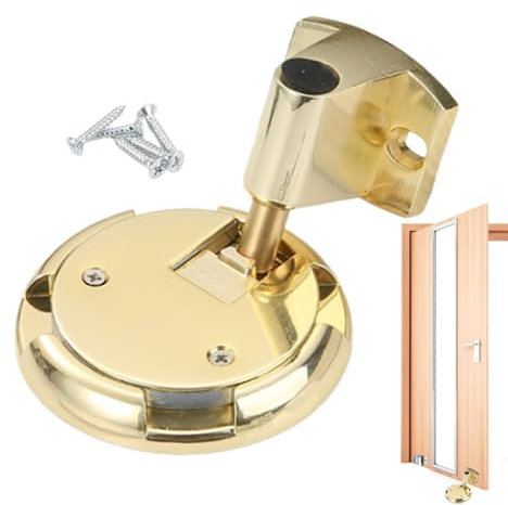 Mechanischer Türstopper,Mechanische Bodentürstopper - Bodentürhalter für Tür,Winddichter Türstopper für Innentüren, Boden-Türfangstopper, Türfanghalter, Bodentürhalter