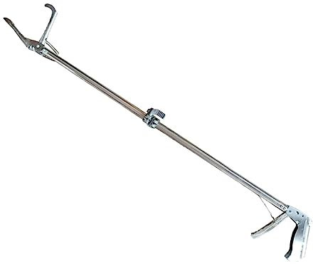 Cabilock Pinze Antiscivolo in Acciaio Inossidabile per Granchi e Aragoste Lunghe e Multifunzionali per e Barbecue Strumento per Raccogliere Rifiuti in Mare