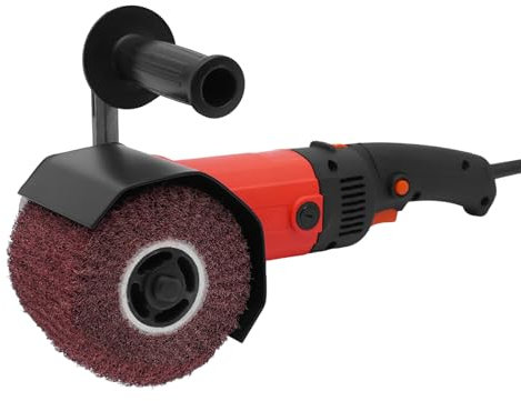 Levigatrice 1580 W per ristrutturazione esterna, levigatrice a spazzola con funzione di levigatura a rullo, rullo di levigatura, lucidatrice, macchina per raso regolabile, velocità di rotazione