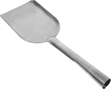 Toyvian Paletta per Carbone in Acciaio Inox Pala per Braciere da Accessori per Riscaldamento a Legna Efficiente per Pulizia Cenere e Detriti