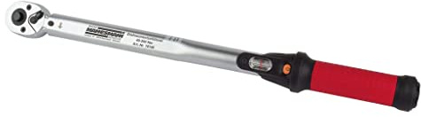 Brüder Mannesmann Drehmomentschlüssel 1/2 40–200 Nm, Fensterskala, umschaltbar für Rechts- und Linkslauf, hohe Genauigkeit ±3%, Sperrvorrichtung, für Kfz und Heimwerker | M18146