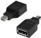 VMOJO Mini Displayport Stecker auf Displayport Buchse Adapter Schwarz | Mini DP auf DP Adapter Konverter Thunderbolt für PC MAC
