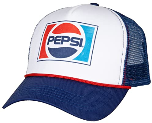 H3 Sportgear Pepsi Casquette de Camionneur réglable avec Logo Classique Bleu, Blue, Taille Unique
