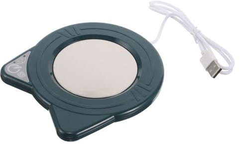 PartyKindom Electric Mug Warmer for Desk 55°c Portable Cup Heater USB Beverage Warmer with Auto Temperature Control for Coffee Milk Tea Desktop Use