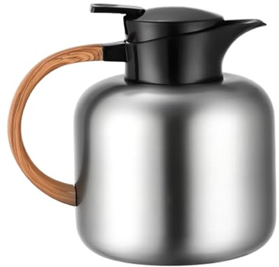 Caraffa Per Acqua,2 Litri Acciaio Inossidabile Isolato | Brocche Per Acqua E Caraffe Per Caffè Per Mantenere Caldo - Per Succo Tè Cioccolato Casa Ufficio Festa Ristorante Campeggio