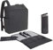 LÄSSIG Baby Wickelrucksack Wickeltasche mit Zubheör veganes Leder/Tender Backpack anthracite