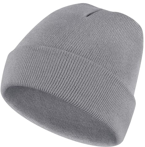 Wanme Bonnet pour Homme et Femme, Classics Basic Bonnet Hiver Extensible en Tricot, Chaud et Confortable