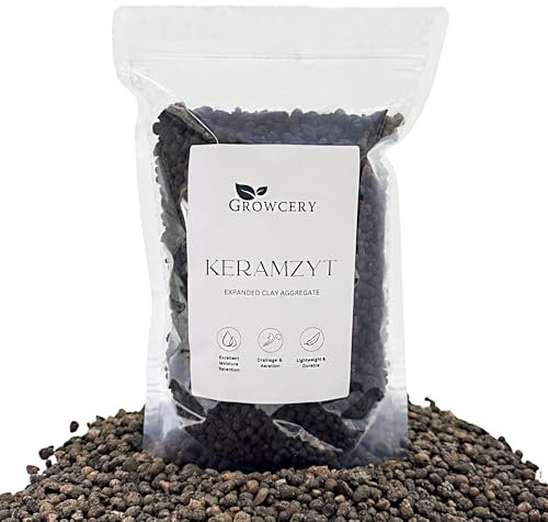 Premium Keramzyt For Plant Pots - Expanded Clay Aggregate 4mm - 10mm | Superior Drainage, Moisture Retention & Lightweight, Eco-Friendly Growing Medium for Enhanced Root Aeration & Plant Health (50L)