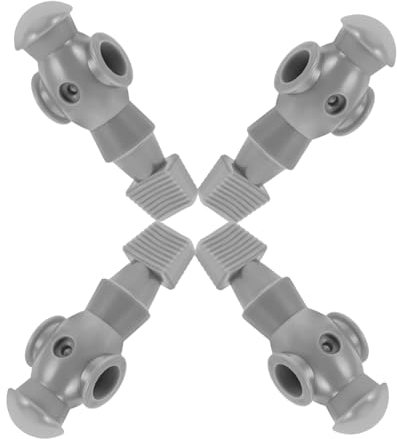 UPKOCH 4 Stück Tischfußballspieler Drinnen Geburtstag Zubehör Kickerfiguren Ersatz Who Party Zahlen Fußball Für Jungen Thematisiert Erwachsene Teil Fußballsachen Für Jungs Grey Umweltharz