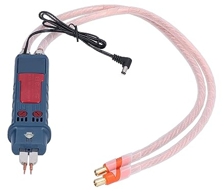 FTVOGUE Integrerad Punktsvetspenna Kopparpunktsvetspenna 4 Till 6V 1500A Justerbart 3 Till 7 Mm Stiftavstånd för Användare Av Svetsreparationsverktyg för Batteriflikar (73B lödpenna (25 kvadratisk