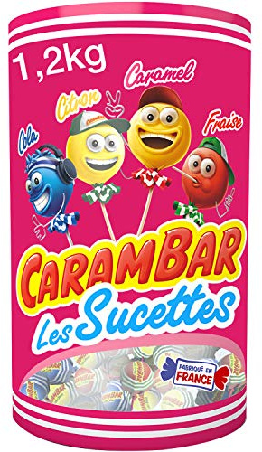 Carambar Bonbon les Sucettes Assort 1.2 Kg