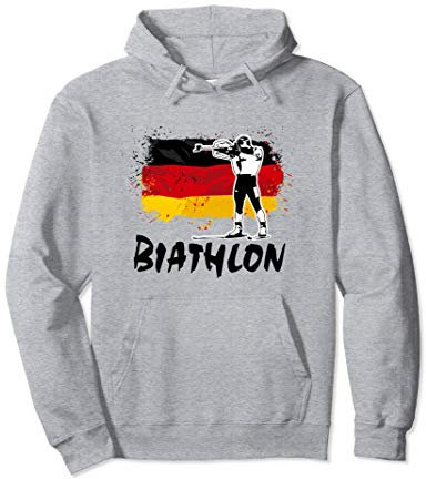 Biathlon Skisport Kapuzenpulli Pullover Hoodie