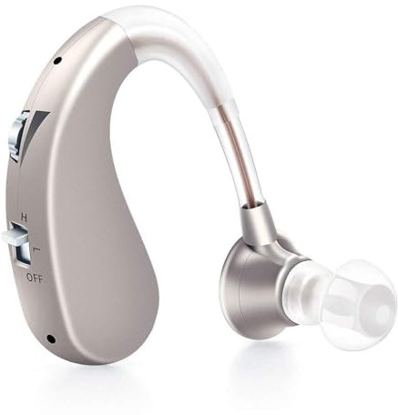 Britzgo Gerät wiederaufladbar lange Akkulaufzeit hochauflösende Klangqualität Rauschunterdrückungsfunktion silberne Farbe (Silber Einzel)