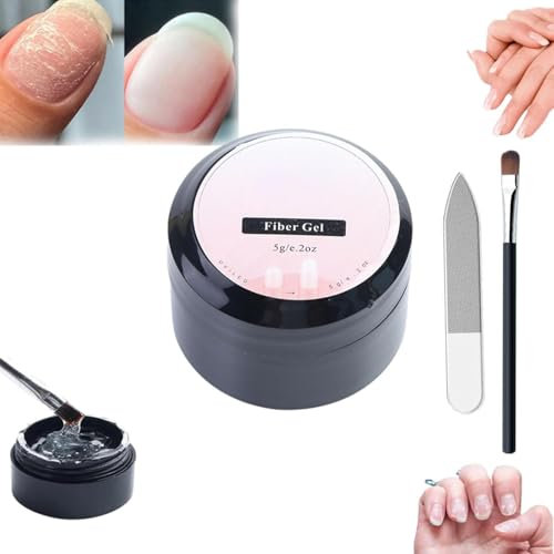 Kit de Reparación de Uñas Naturales - Gel de Protección y Reparación Instantánea para Uñas Rotas y Divididas - Fácil y Rápido