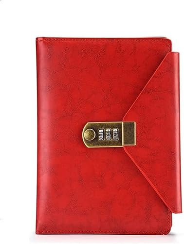 A5 Resebok Med Kombinationslås Lösenord Agenda Dagbok Journalblock Affärspapper,C-A5