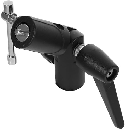 HOMOCONO Soporte de Flash Tipo H Metálico Adaptador para Trípode, Abrazadera para Paraguas, Accesorio para Fotografía Profesional en Exteriores