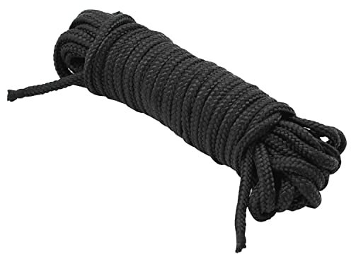 WedDecor 3mm Roman Blind Cord, 10 Meters Black Braided Cord Blind String For Gardening Plants, Kitchen & Window Blinds, Home Decor and DIY Craft Projects