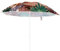 Koopman Strandsonnenschirm tropisch Ø 180cm mit Farbwahl Sonnenschirm knickbar UV 40+ Sonnenschutz Schirm verstellbar Strandschirm (Rosa)