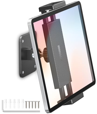 urmust iPad Wall Mount Holder, Aluminum Tablet Wall Stand Compact Arm