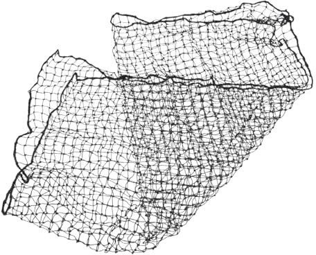 iplusmile Trainingsnetzwerk Baseball Catcher Gear Batting Cage Netting Fußballnetze Zum Werfen Pitch Back Net Wurfnetz Netz Fußball Rebound Net Ersatznetz Schwarz