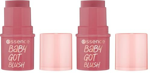 Essence Cosmetics Baby Got Blush, Risultato Istantaneo, Naturale, Rugiadosa, 5.5 g (Confezione da 2)