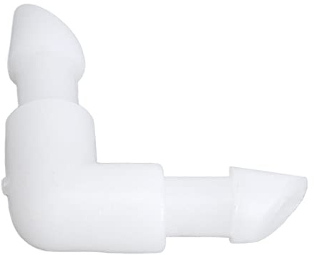 Raccordo per tubo a gomito 90 gradi Raccordo a forma di L Barb PE Connettore per tubo di uguale diametro Adattatore giunto per acquario (4,2 mm)