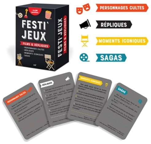 Festi'Jeux - Films et répliques: Plus de 600 questions sur les personnages de films et des répliques cultes !