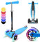 Fun Pro ONE Roller, der Sichere Premium Roller Kinder 3 Jahre, LED Räder, faltbar, ab Kleinkind Junge Mädchen, Kinderroller, 3 4 5 6 Jahre