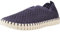 Ilse Jacobsen HORNBÆK | Flache Damen-Schuhe | Slip-On Sneaker mit Recyceltem Mikrofaser-Material und Rutschfester Natur-Gummisohle | Tulip3275 | Leicht Atmungsaktiv Umweltfreundlich | Navy | 39