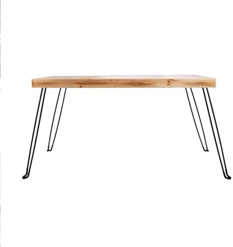 Sleekform Wood Folding Table - Portable Folding Desk - No Assembly Easy Fold Desks for Small Spaces - Space Saving Collapsible Computer Tables for Work, Writing, Crafts