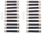 Milageto Lot de 20 Fermoir DIY Cadre pour Sac à Main Spring Clip pour Bricolage, Couture 10x1,4 cm