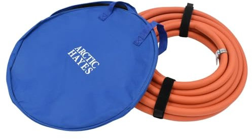 Arctic Hayes 10m Drain Down Hose Kit with Non-Kink Rubber Hose, 2 Thumb Screws, 2 Velcro Ties and 1 Carry Bag for Radiator/Heating System Repair, Maintenance, Servicing