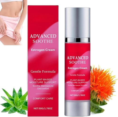 Crema de estrógeno vaginal, crema hidratante para la zona íntima, loción nutritiva y calmante para la piel íntima, loción de rutina diaria, para fiestas de spa en casa